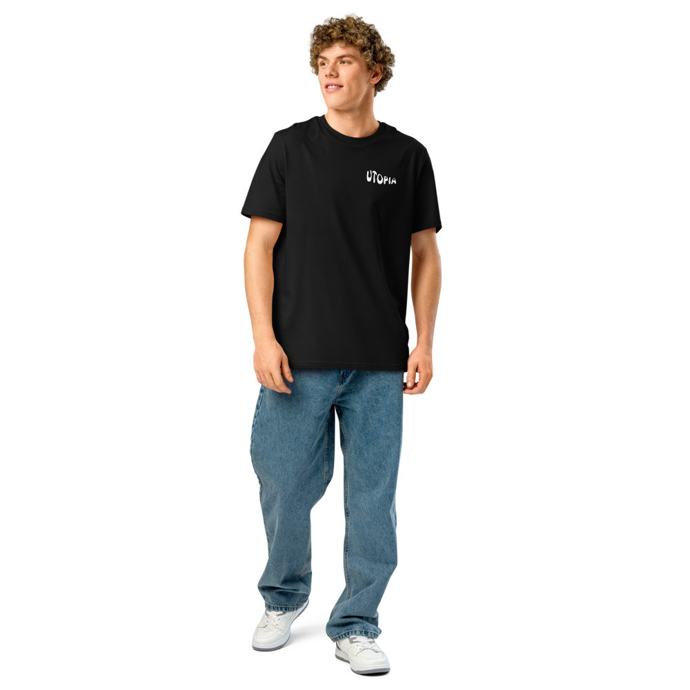 Adult Black Utopia Short Sleeve Shirt